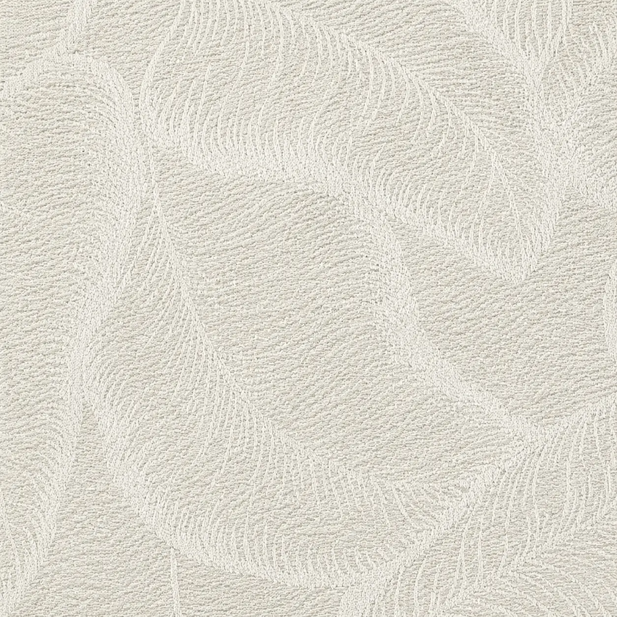 Linen Look Sheer Curtains — Feather Chalk fabric swatch