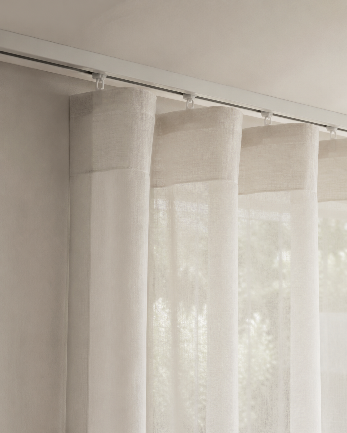 S-fold curtain heading